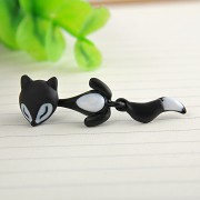 100742-fun-fox-earrings-black