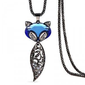 100761-Vintage-Crystal-Fox-Necklace-Opal-Blue